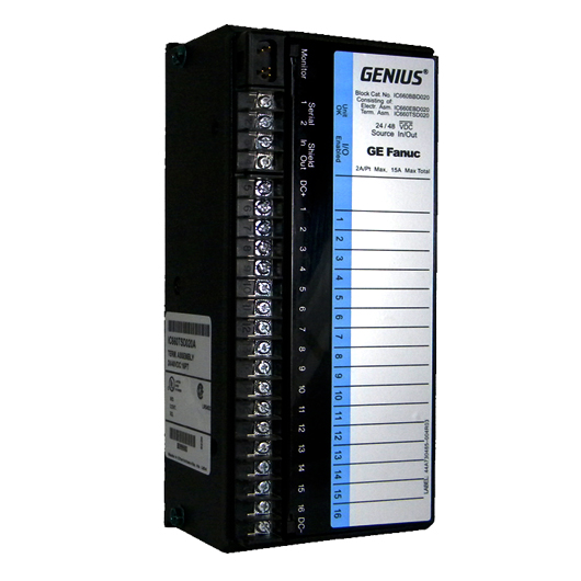 IC660BBD020 New GE Fanuc 16-Circuit Source/Sink I/O Blocks